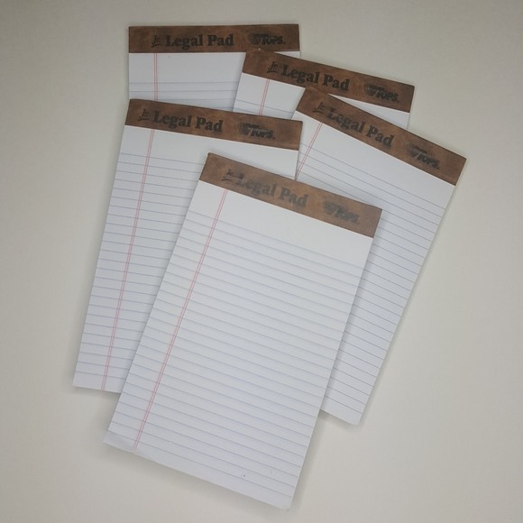 Other - Tops Jr Legal Pad Paper Notebook School Teach L